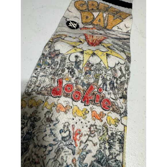 Stance Green Day Basket Case Socks Size Large - Picture 5 of 7